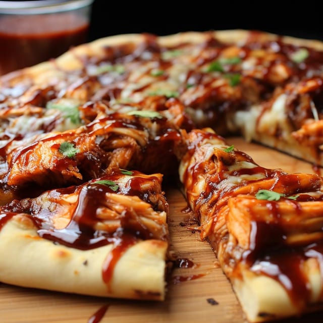 Chicken, Bacon, Ranch Pizza.