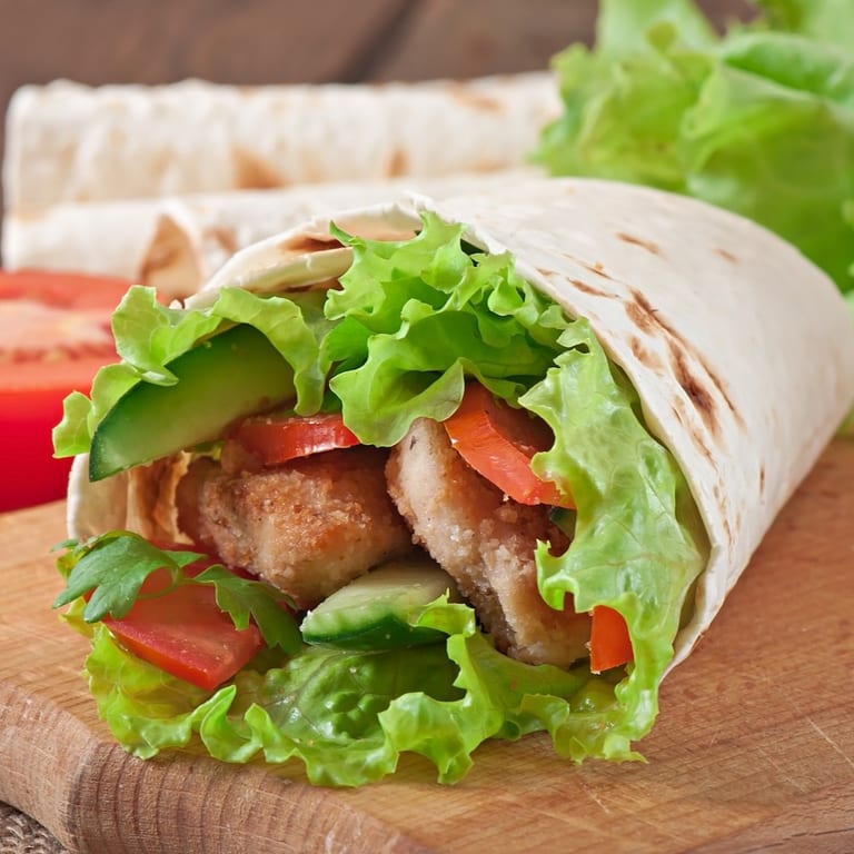 Grilled Chicken Wrap Delight