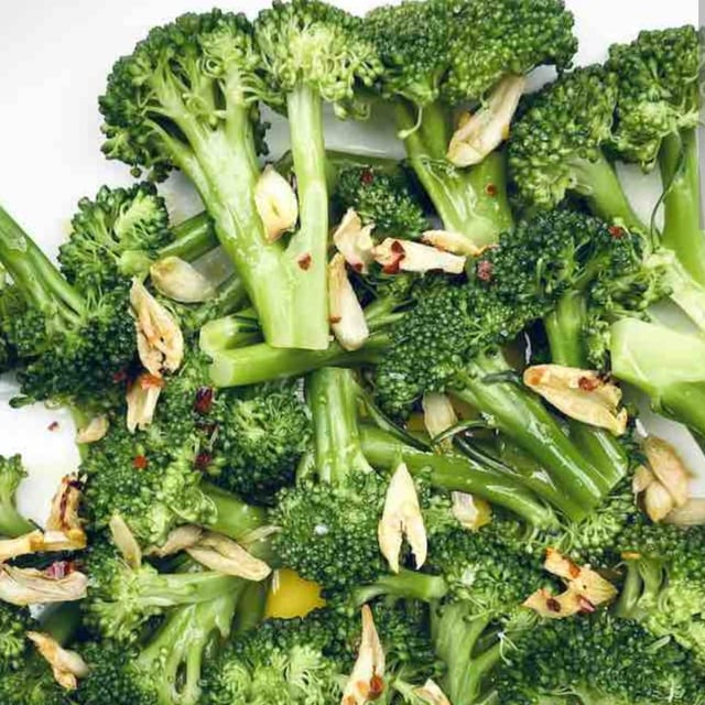 Sauteed Broccoli.