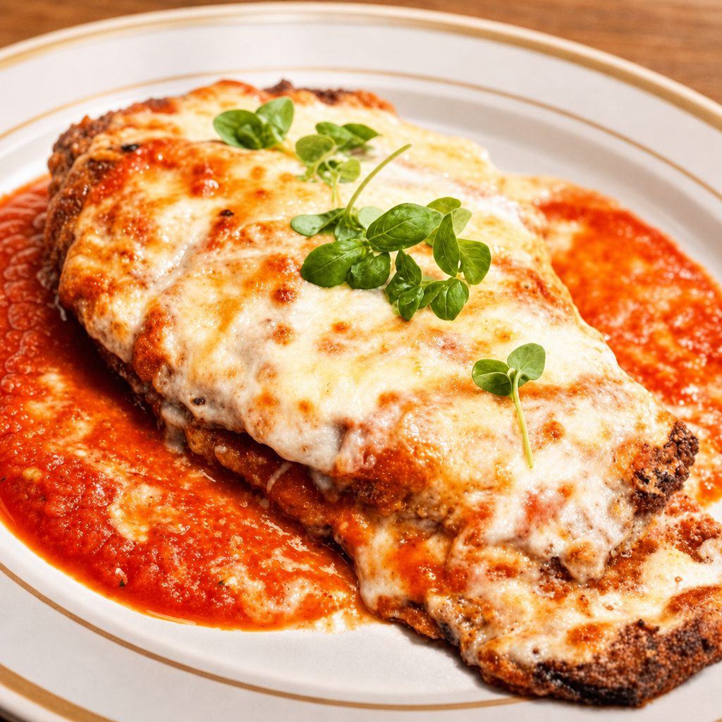 Eggplant Parmigiana.