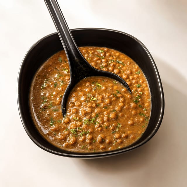 Homemade Lentil Soup.