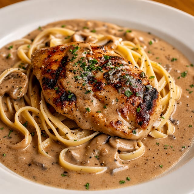 Chicken Marsala.