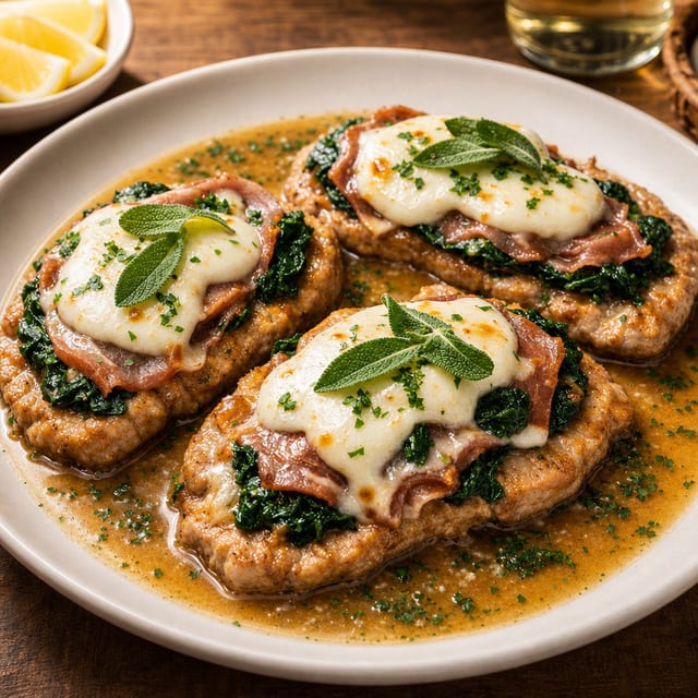 Veal Saltimbocca.