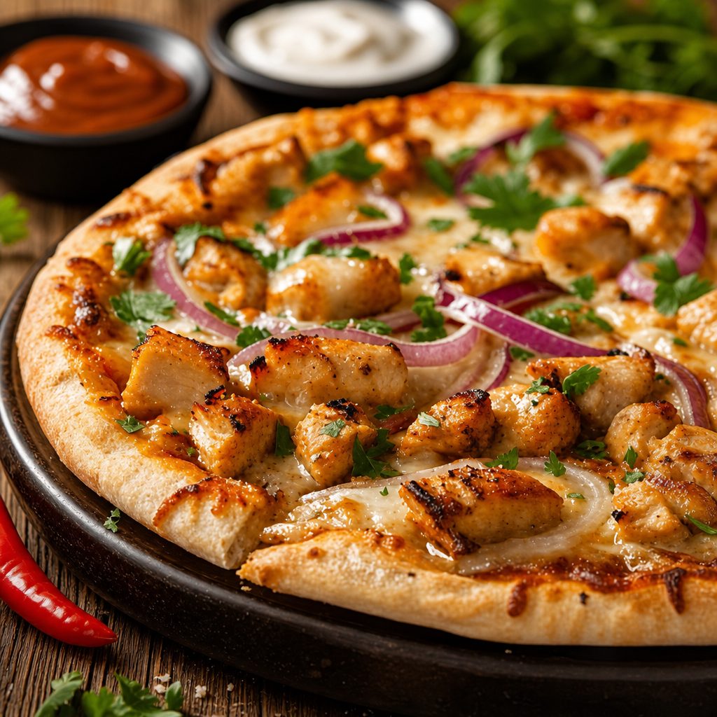 Grilled Chicken Gluten Free Pizza.