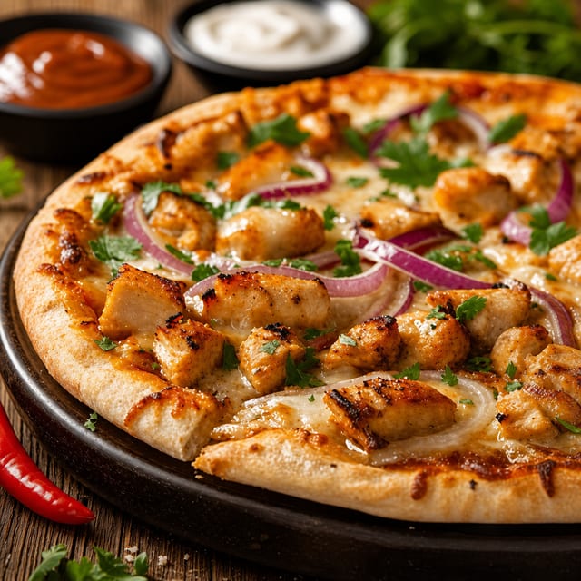 Grilled Chicken Gluten Free Pizza.