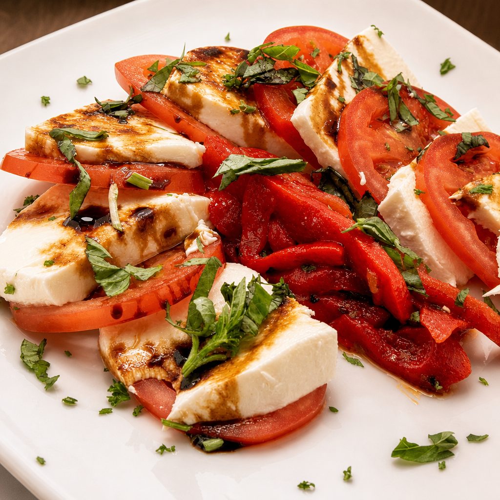Mozzarella Caprese.