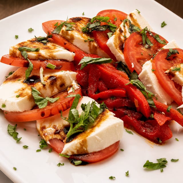 Mozzarella Caprese.