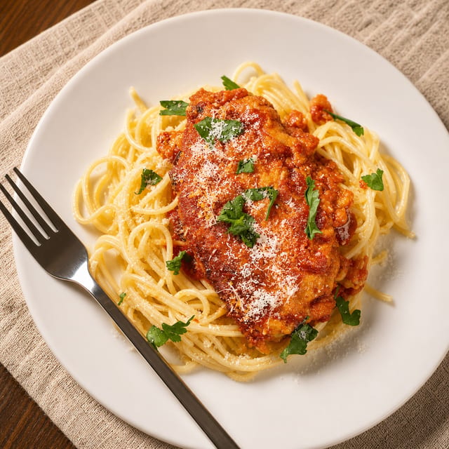 Chicken Parmigiana.
