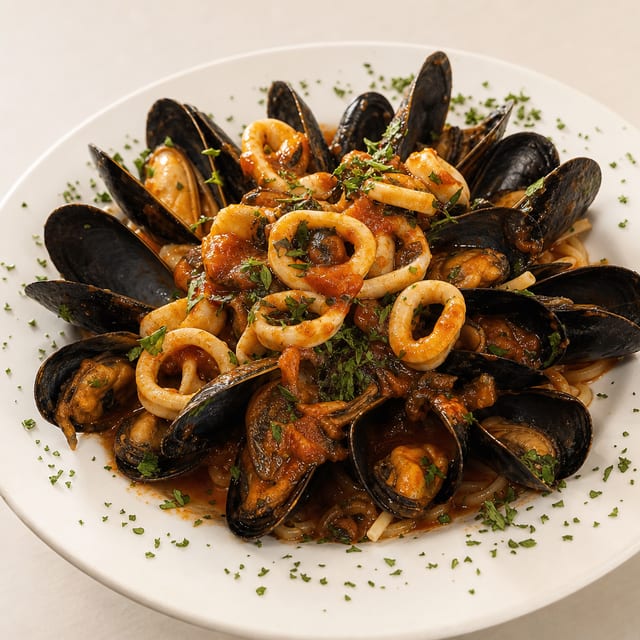 Calamari & Mussels.