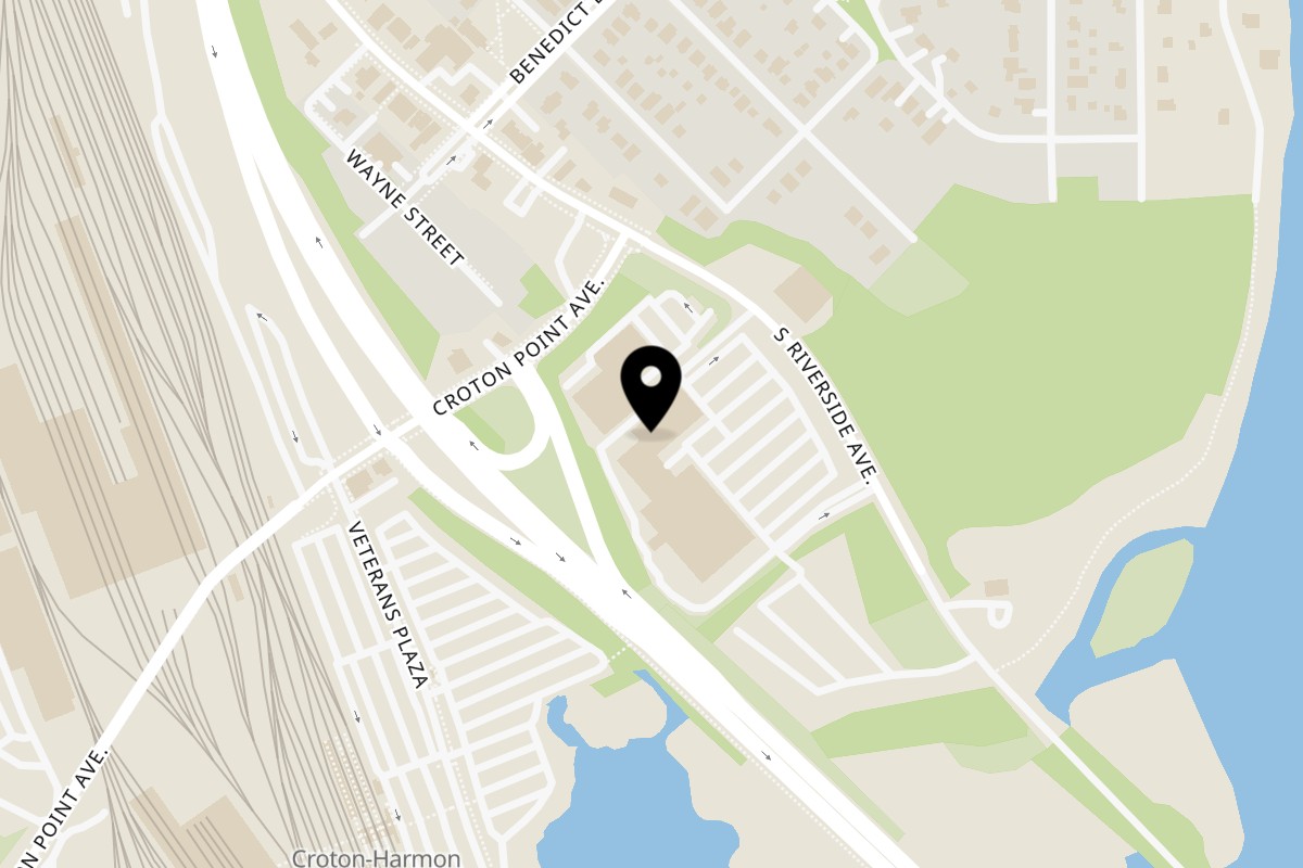 Map showing the location of Pronto Pizzeria and Restaurant on 440 S Riverside Ave Store #6 in Croton-On-Hudson